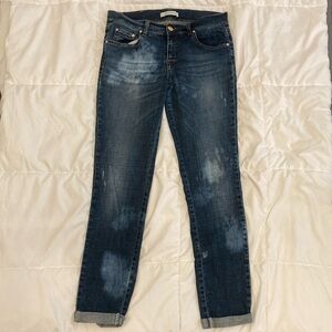 Pierre Balmain Jeans women’s Roll Up Hem Blue Jeans Size 31